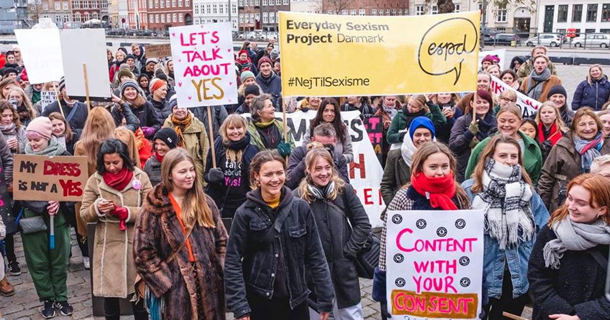 Amnesty International Дания против изнасилований