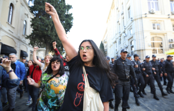 Протесты феминисток в Баку Amnesty International
