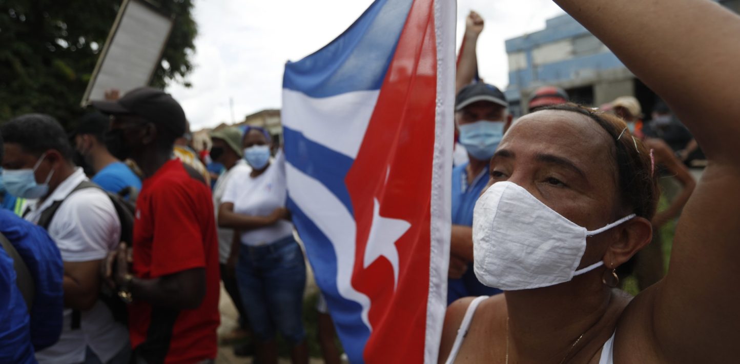 Amnesty International кубинцы вышли на массовые акции протеста.