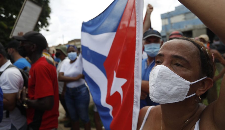 Amnesty International кубинцы вышли на массовые акции протеста.